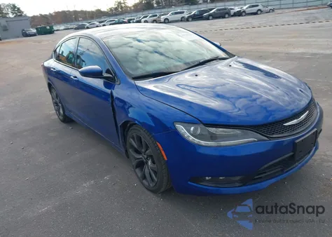 2015 Chrysler 200 S from USA, damaged, VIN 1C3CCCBGXFN572600
